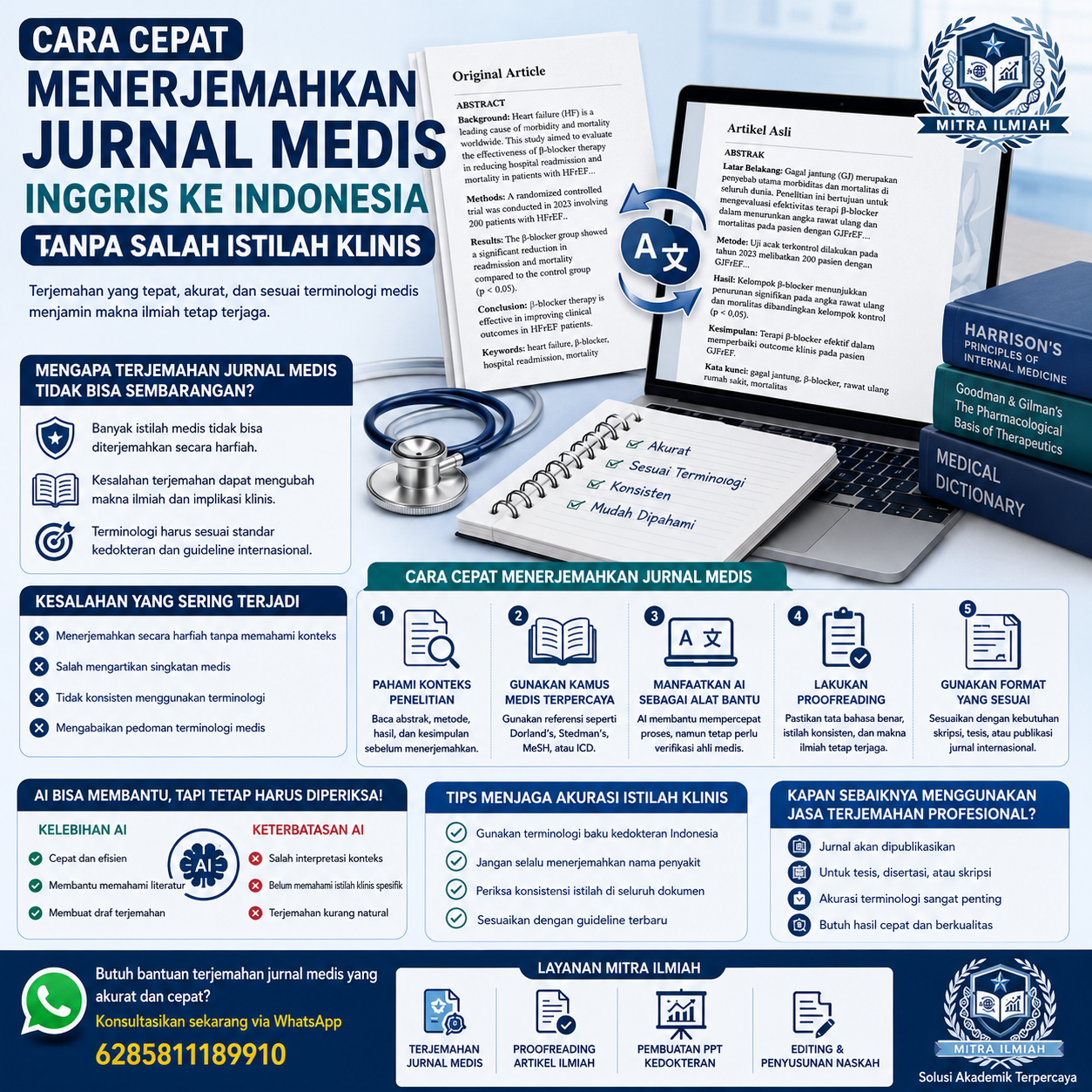 Cara Cepat Menerjemahkan Jurnal Medis Inggris ke Indonesia Tanpa Salah Istilah Klinis