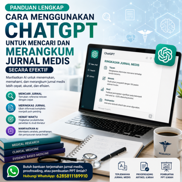Cara Menggunakan ChatGPT untuk Mencari dan Merangkum Jurnal Medis Secara Efektif