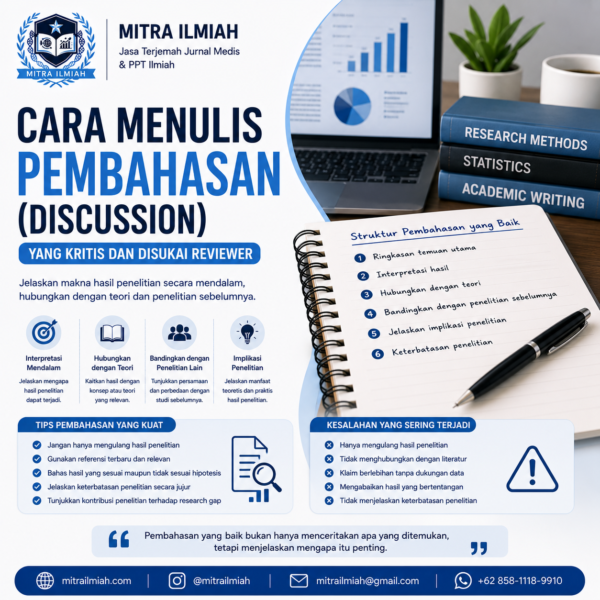 Cara Menulis Pembahasan yang Kritis dan Disukai Reviewer Jurnal