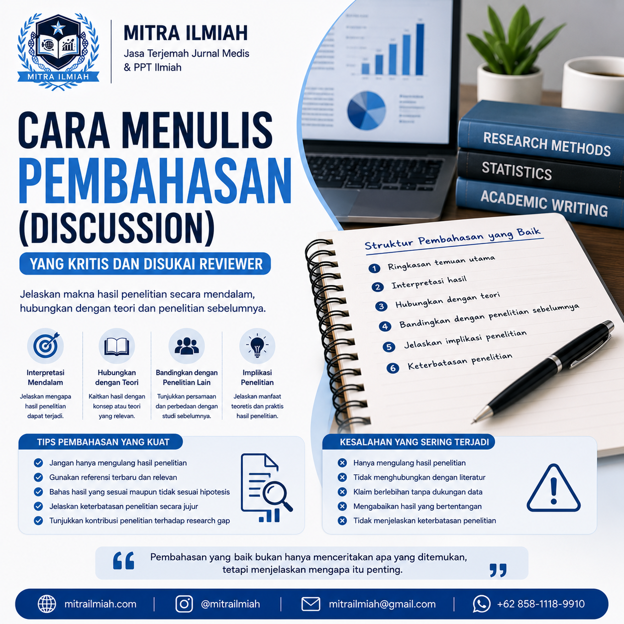 Cara Menulis Pembahasan yang Kritis dan Disukai Reviewer Jurnal