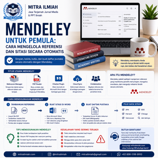 Mendeley untuk Pemula Cara Mengelola Referensi dan Sitasi Secara Otomatis