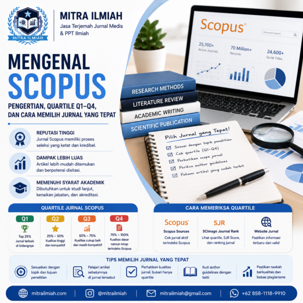 Mengenal Scopus Pengertian, Quartile Q1–Q4, dan Cara Memilih Jurnal yang Tepat