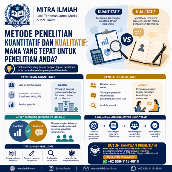 Metode Penelitian Kuantitatif dan Kualitatif Mana yang Tepat untuk Penelitian Anda?