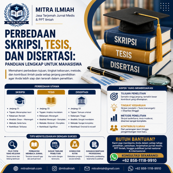 Perbedaan Skripsi, Tesis, dan Disertasi Panduan Lengkap untuk Mahasiswa