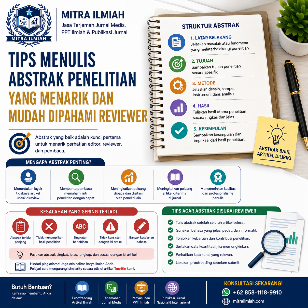 Tips Menulis Abstrak Penelitian yang Menarik dan Mudah Dipahami Reviewer