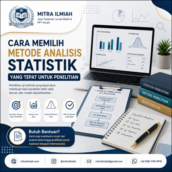 Cara Memilih Metode Analisis Statistik yang Tepat untuk Penelitian