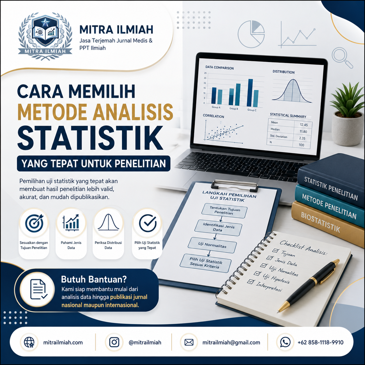 Cara Memilih Metode Analisis Statistik yang Tepat untuk Penelitian