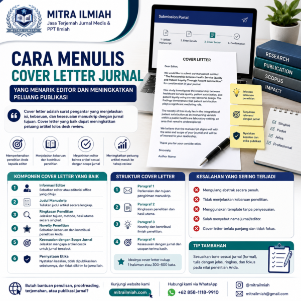 Cara Menulis Cover Letter Jurnal yang Menarik Editor dan Meningkatkan Peluang Publikasi